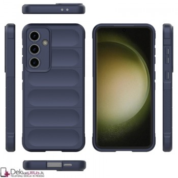 Magic Shield guminis dėklas su kameros apsauga - mėlynas (Samsung Galaxy S24 Fe)